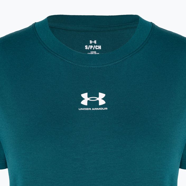 Under Armour Off Campus Core hydro teal/white women's training t-shirt 5