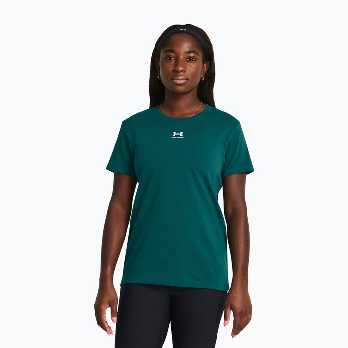 Under Armour Off Campus Core hydro teal/white women's training t-shirt