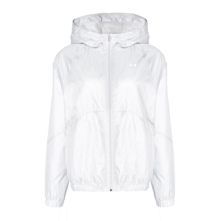 Women's Under Armour Sport Windbreaker halo gray/white jacket 3