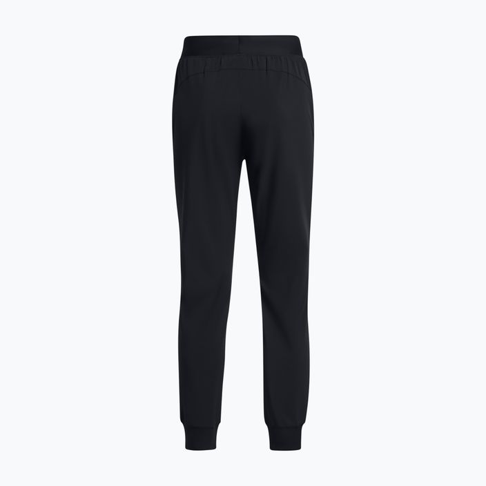 Women's training trousers Under Armour Sport High Rise Woven black/white 8