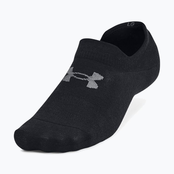 Under Armour Essential Ultra Low Tab 3P training socks black/black/castlerock 2