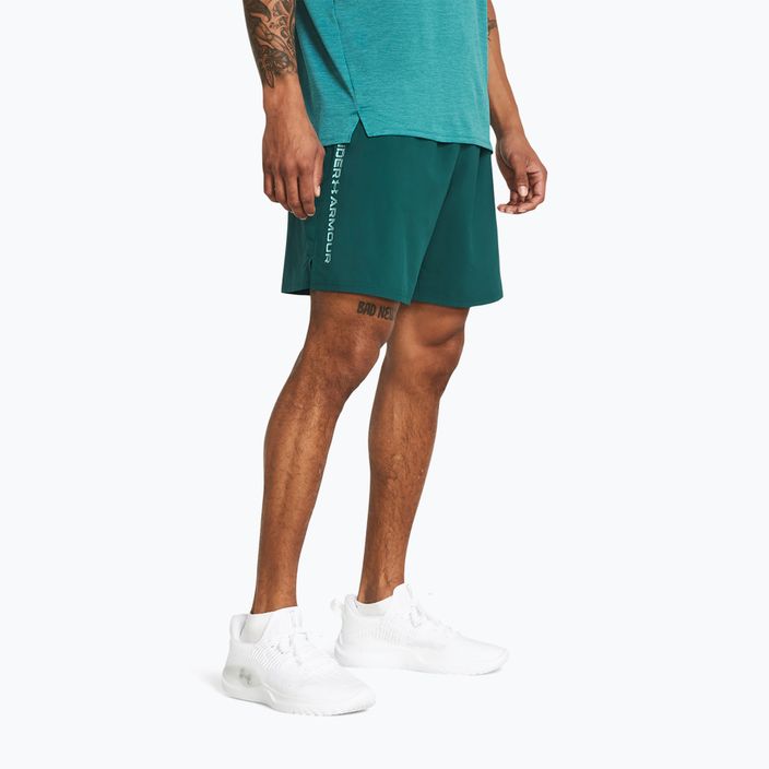 Under Armour Woven Wdmk hydro teal/radial turquoise men's training shorts