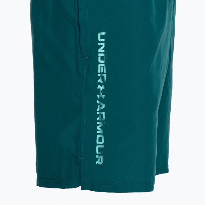 Under Armour Woven Wdmk hydro teal/radial turquoise men's training shorts 7
