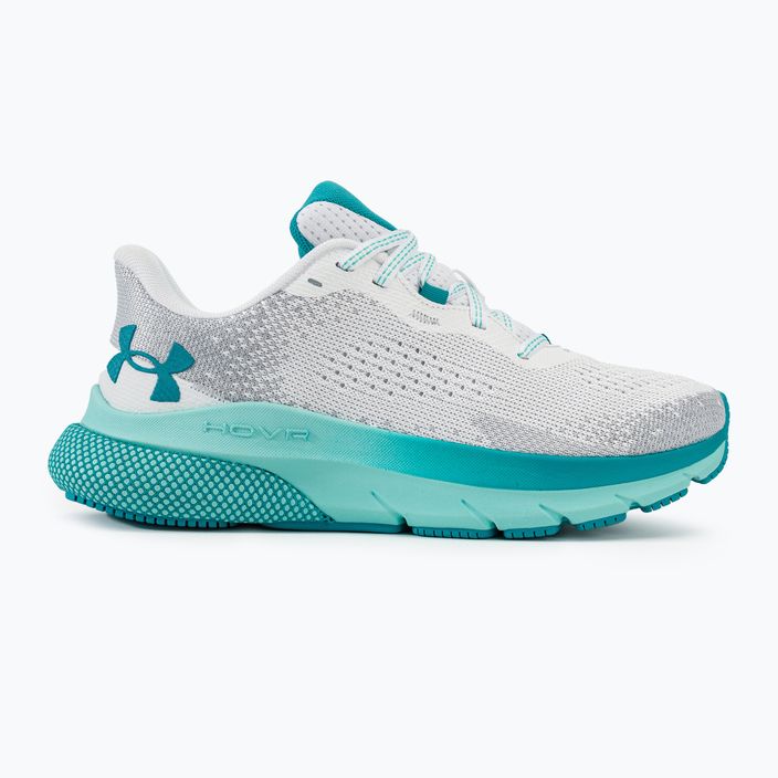 Under Armour women's running shoes Hovr Turbulence 2 white/white/circuit teal 2