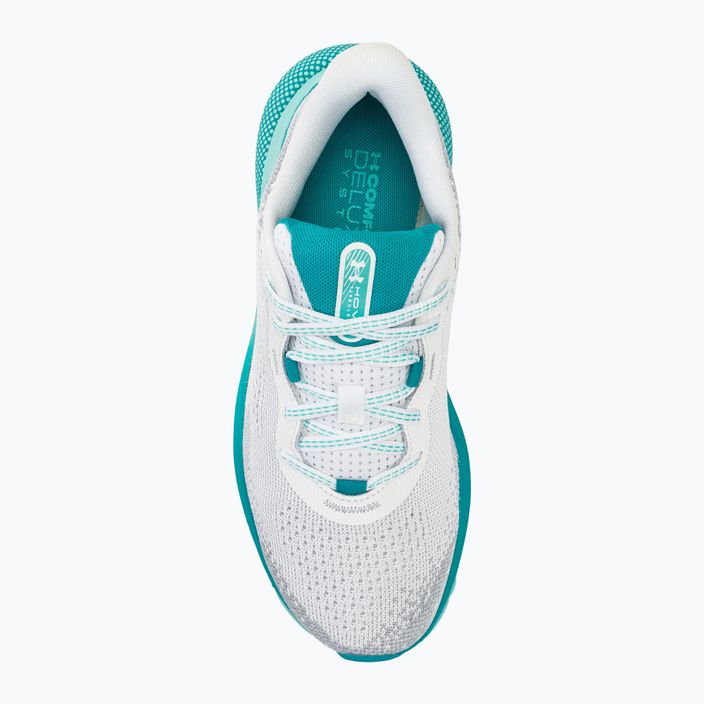 Under Armour women's running shoes Hovr Turbulence 2 white/white/circuit teal 5