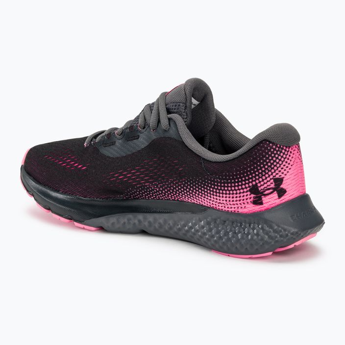 Under Armour Charged Rogue 4 women's running shoes anthracite/fluo pink/castlerock 3