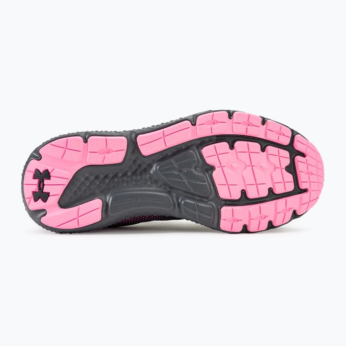 Under Armour Charged Rogue 4 women's running shoes anthracite/fluo pink/castlerock 4