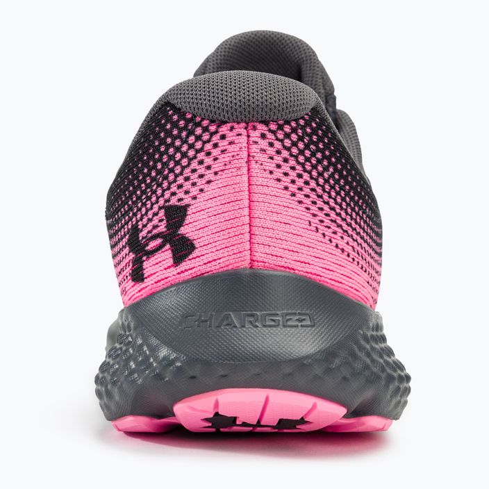 Under Armour Charged Rogue 4 women's running shoes anthracite/fluo pink/castlerock 6