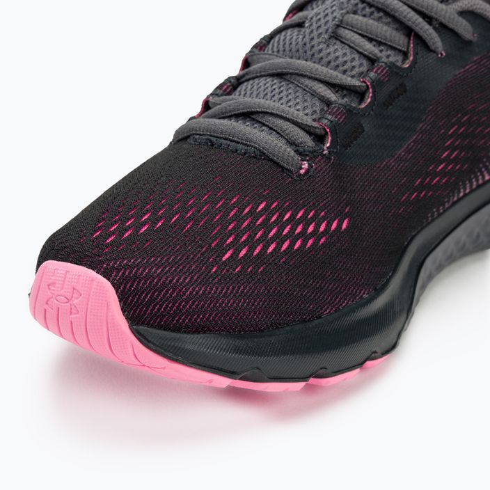 Under Armour Charged Rogue 4 women's running shoes anthracite/fluo pink/castlerock 7