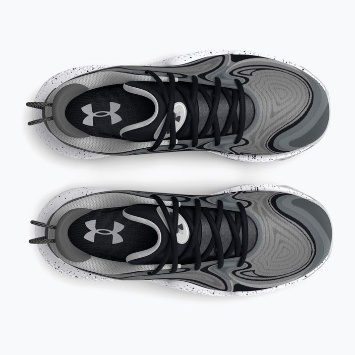 Under Armour Spawn 6 mod gray/black/black basketball shoes 11