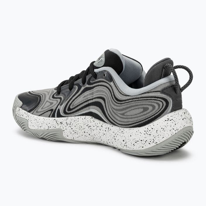 Under Armour Spawn 6 mod gray/black/black basketball shoes 3