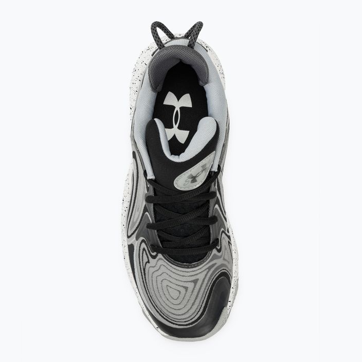 Under Armour Spawn 6 mod gray/black/black basketball shoes 5