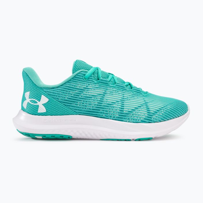 Under Armour Charged Speed Swift women's running shoes radial turquoise/circuit teal/white 2
