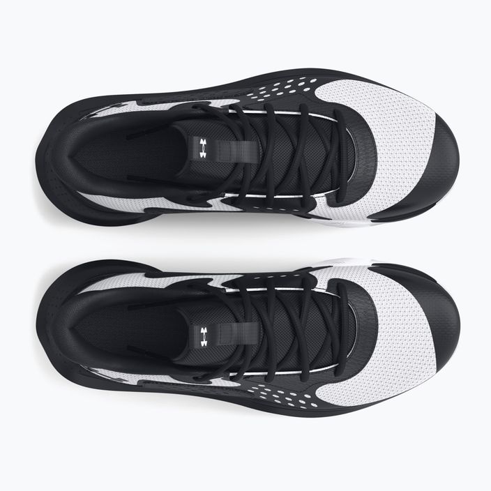 Under Armour Jet' 23 black/white/black basketball shoes 11