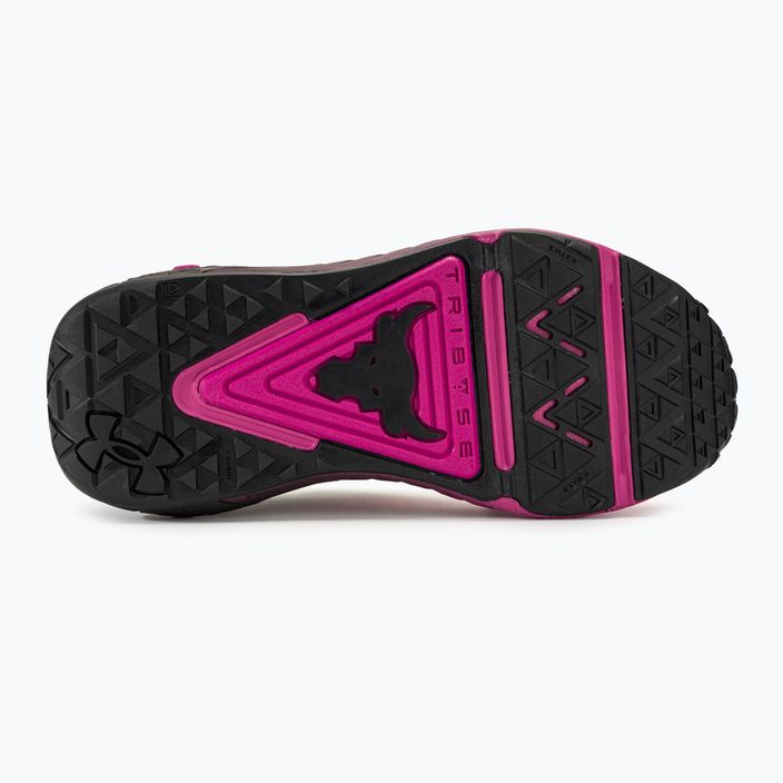 Under Armour Project Rock 6 women's training shoes astro pink/black/astro pink 4