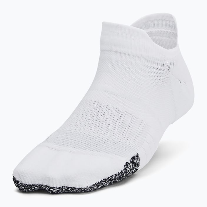 Under Armour women's training socks Breathe NS Tab 3 Pack white/white/halo gray 2