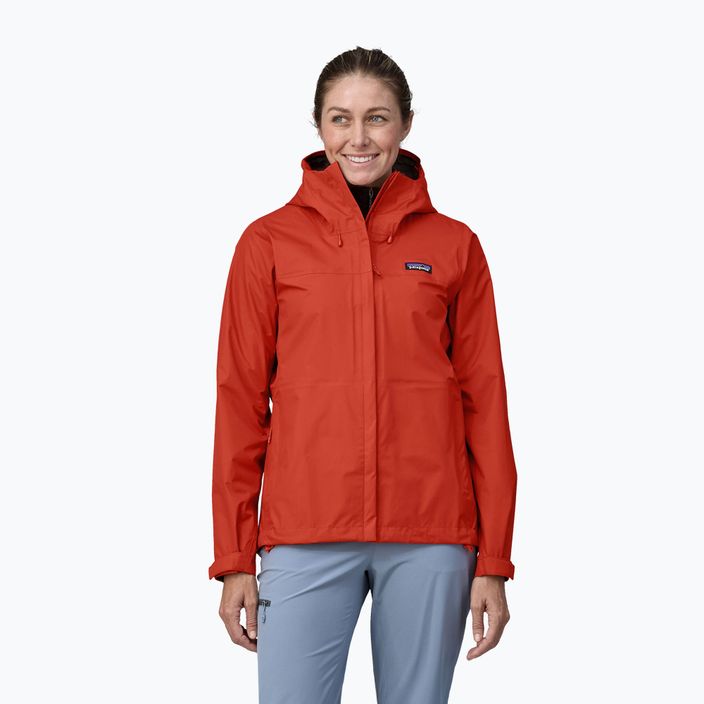 Women's Patagonia Torrentshell 3L Rain jacket pimento red