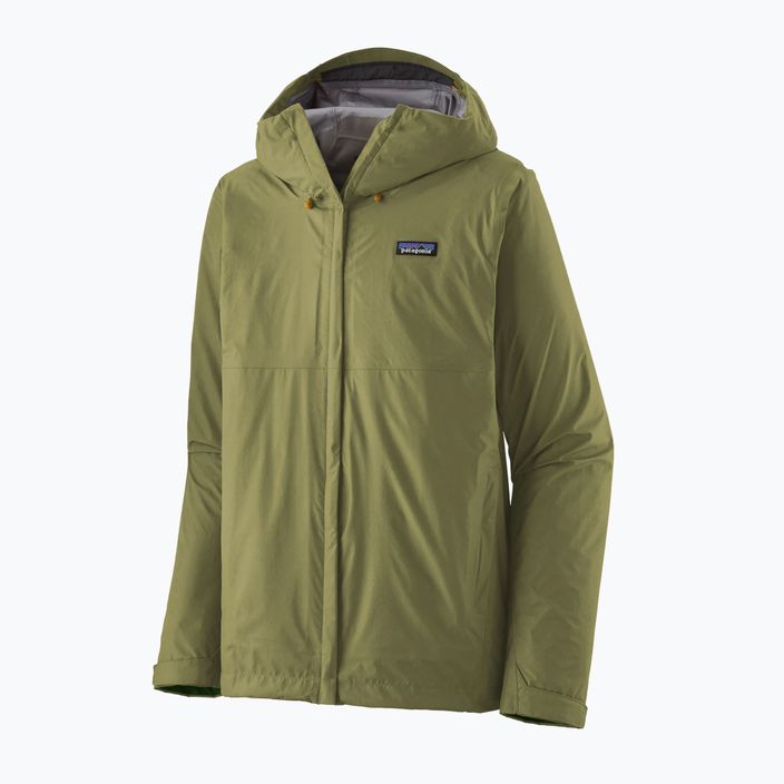 Men's Patagonia Torrentshell 3L Rain buckhorn green rain jacket 3