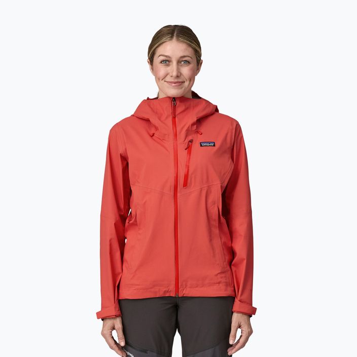 Women's Patagonia Granite Crest Rain jacket pimento red