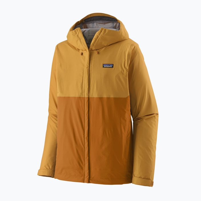 Men's Patagonia Torrentshell 3L Rain jacket golden caramel 3