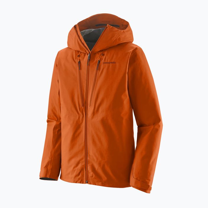 Patagonia men's Triolet redtail rust rain jacket