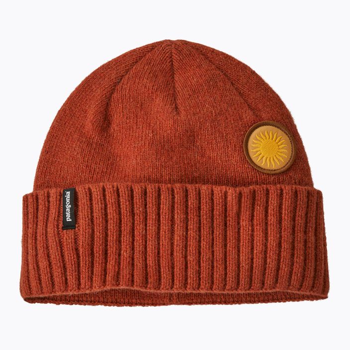 Patagonia Brodeo winter beanie spirited sun/burnished red