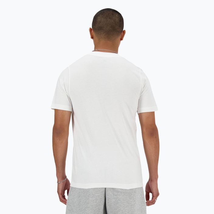 Men's New Balance Stacked Logo T-shirt white 3
