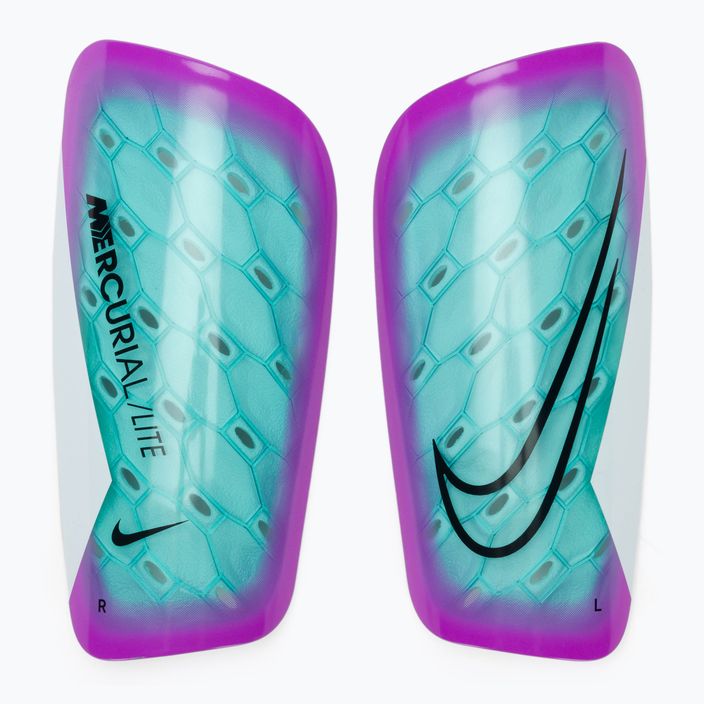 Nike Mercurial Lite hyper turquoise/white football protectors 4