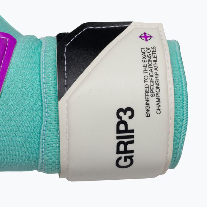 Nike Grip 3 goalkeeper glove black/hyper turquoise/white 4