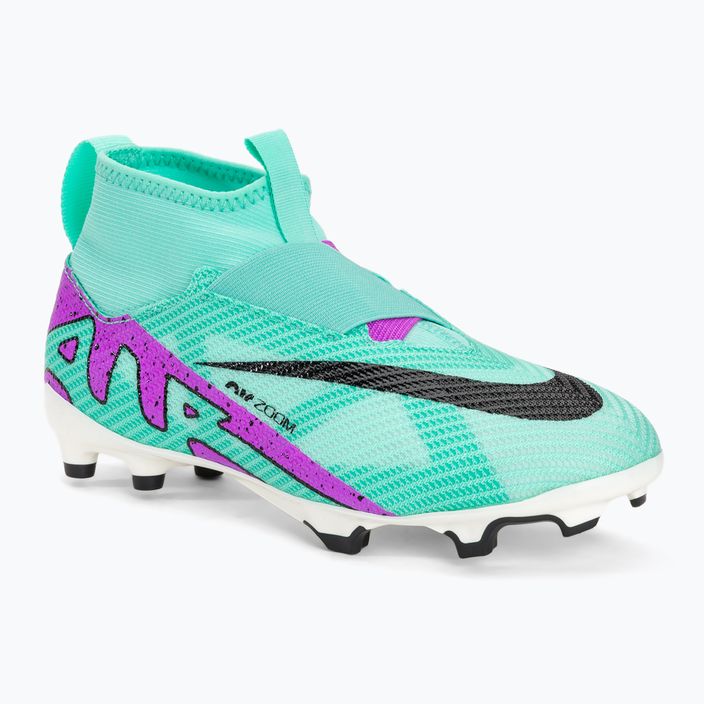 Children's football boots Nike Jr Mercurial Superfly 9 Pro FG hyper turquoise/black/ white/fuchsia dream