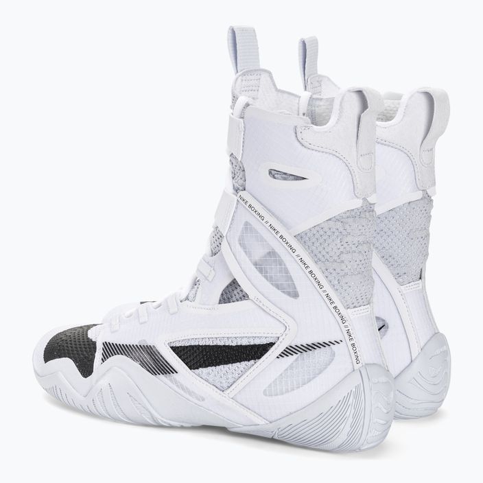 Nike Hyperko 2 white/black/football grey boxing shoes 3