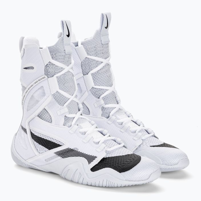 Nike Hyperko 2 white/black/football grey boxing shoes 4