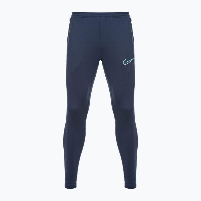 Men's Nike Dri-Fit Academy football trousers midnight navy/midnight navy/hyper turquoise