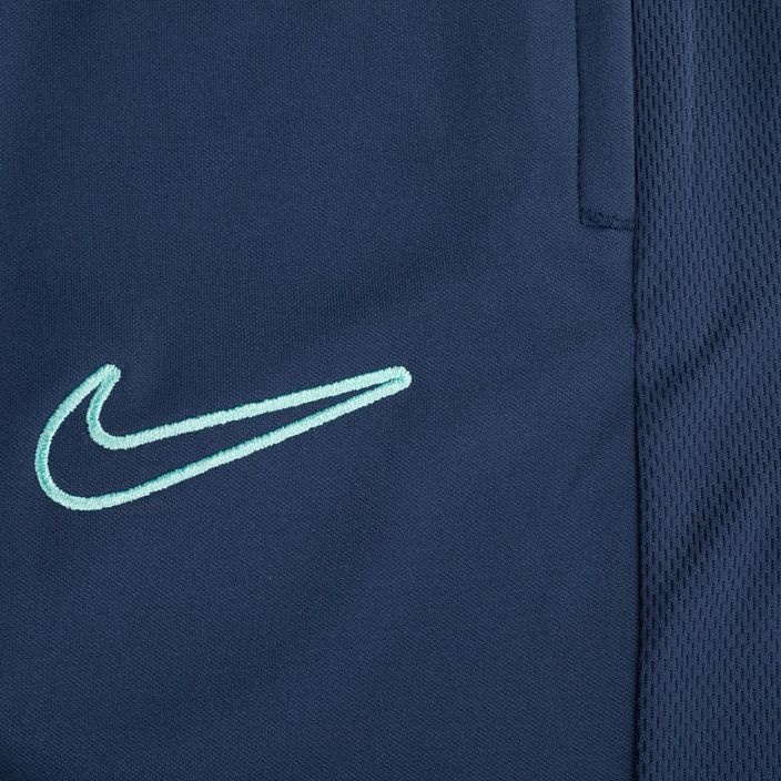Men's Nike Dri-Fit Academy football trousers midnight navy/midnight navy/hyper turquoise 3