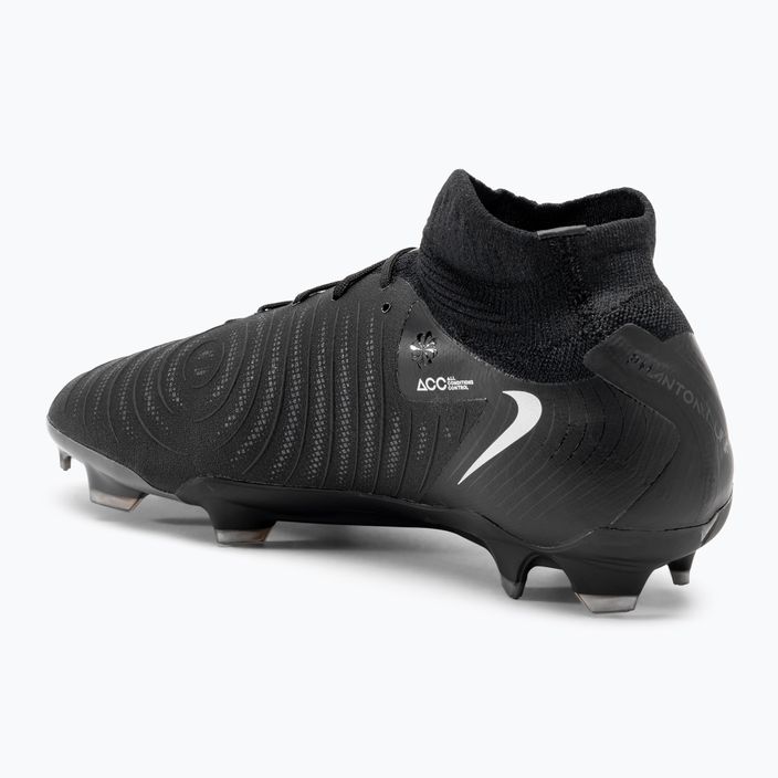 Nike Phantom Luna II Pro FG football boots black/black 3