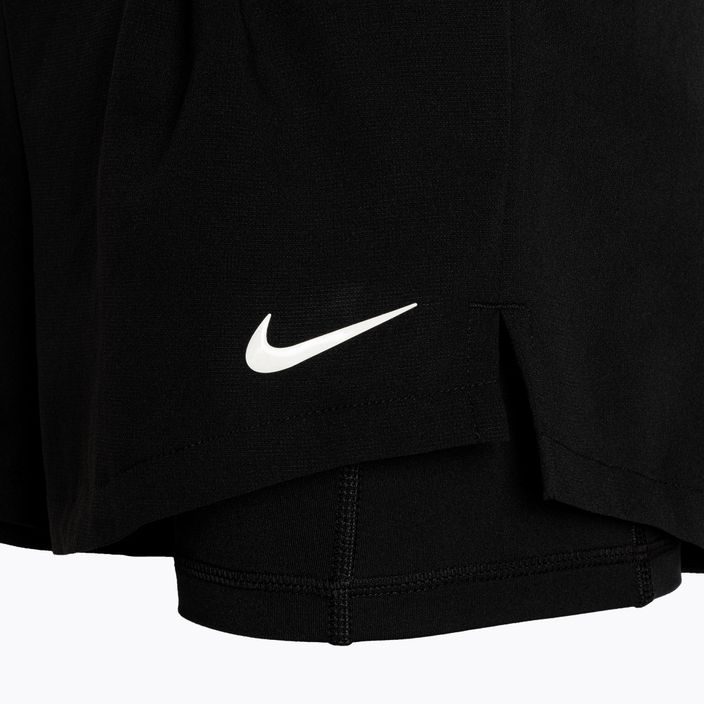 Nike Court Dri-Fit Advantage women's tennis shorts black/white 4