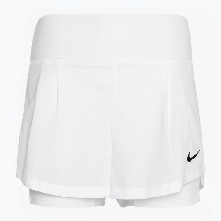 Nike Court Dri-Fit Advantage women's tennis shorts white/white/black