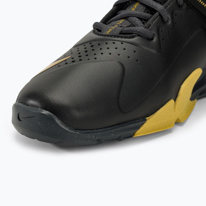 Nike Savaleos black/met gold anthracite infinite gold weightlifting shoes 7