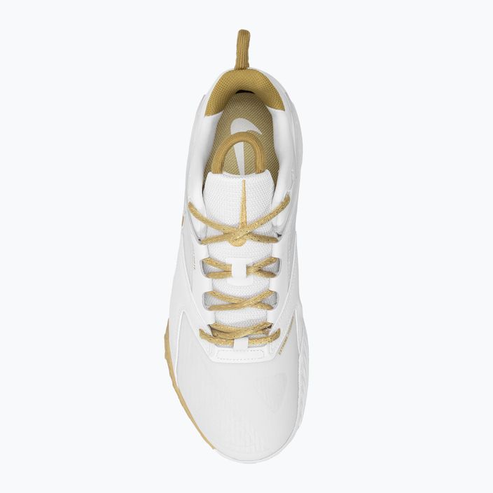 Nike Zoom Hyperace 3 volleyball shoes white/mtlc gold-photon dust 5