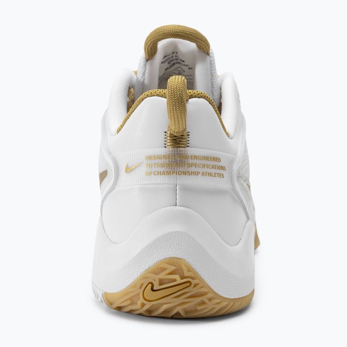 Nike Zoom Hyperace 3 volleyball shoes white/mtlc gold-photon dust 6