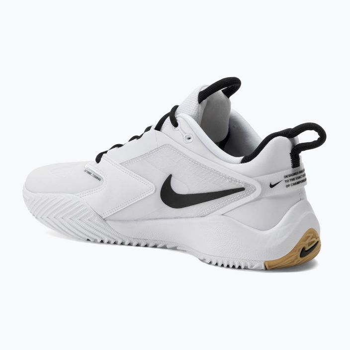 Nike Zoom Hyperace 3 volleyball shoes white/black-photon dust 3