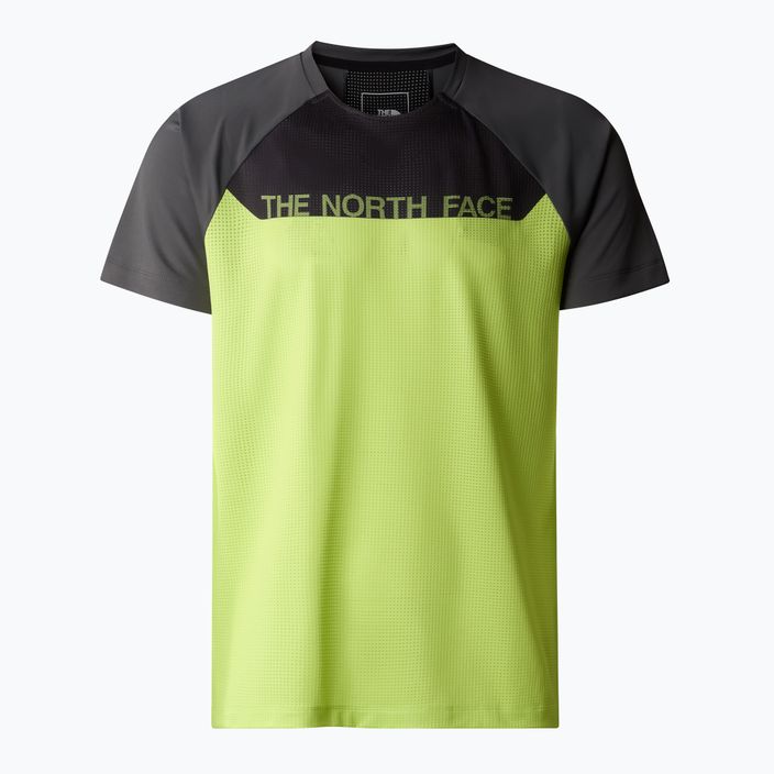 Men's The North Face Trailjammer fizz lime/anthracite grey trekking shirt