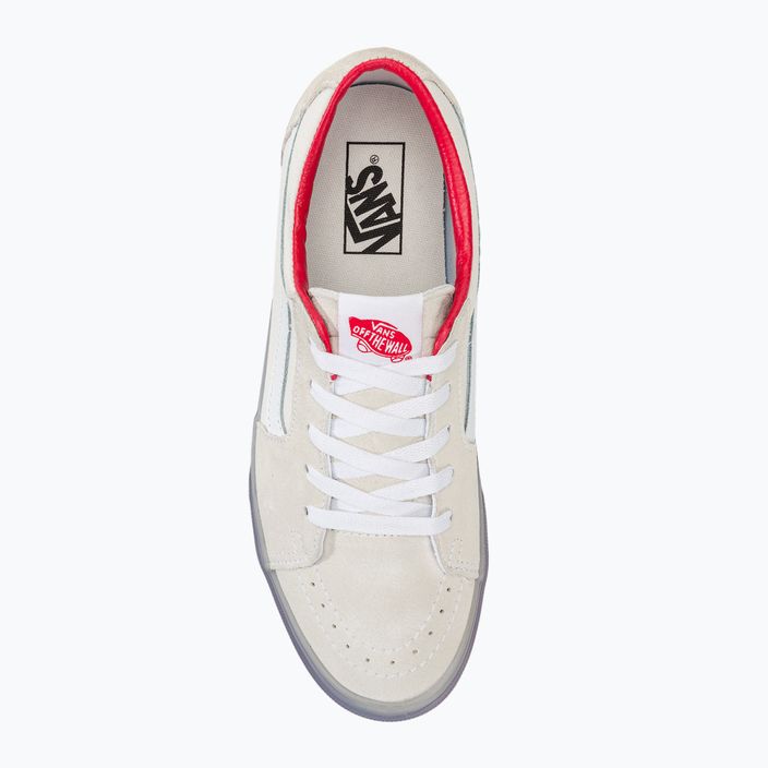 Vans SK8-Low white/red shoes 5