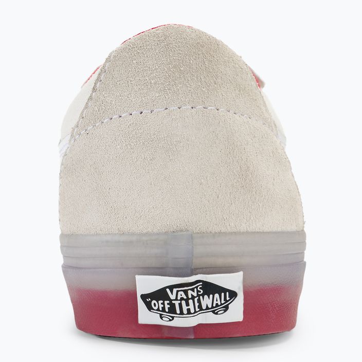 Vans SK8-Low white/red shoes 6