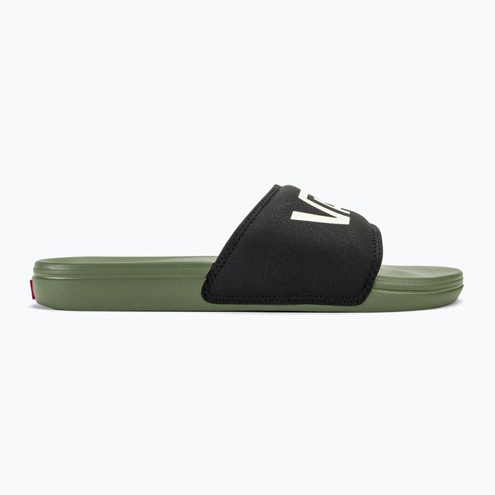 Vans La Costa Slide-On black/olivine men's flip-flops 2