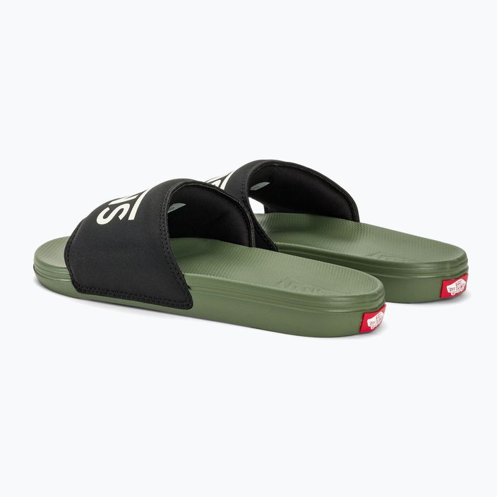 Vans La Costa Slide-On black/olivine men's flip-flops 3