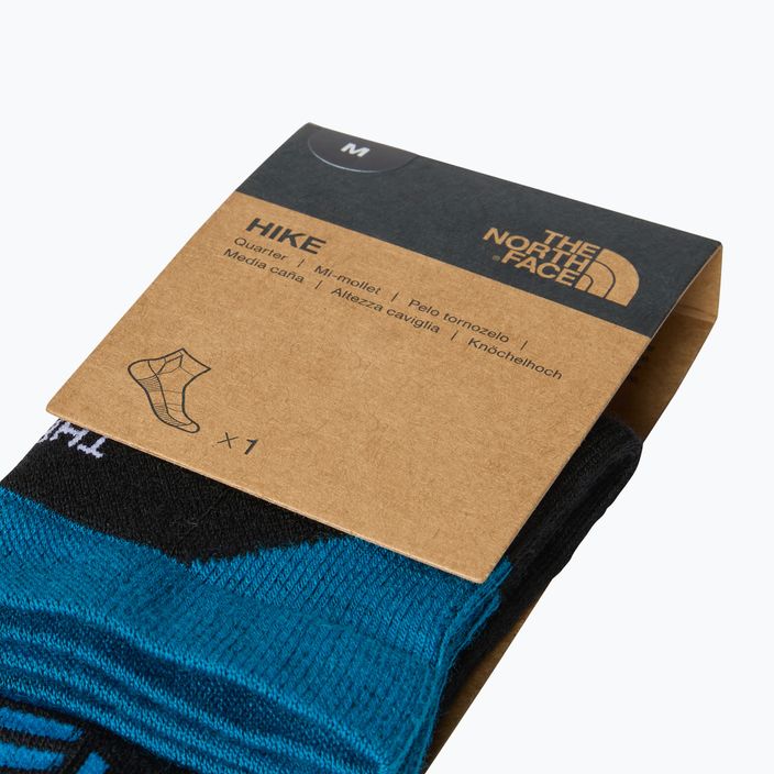 The North Face Hiking Quarter Sock black/adriatic blue 4