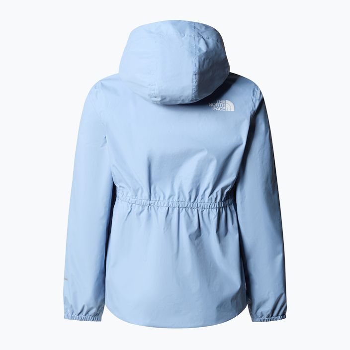 The North Face Antora steel blue children's rain jacket 2