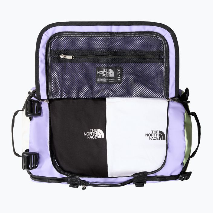 The North Face Base Camp Duffel XS 31 l high purple/astro lime travel bag 4