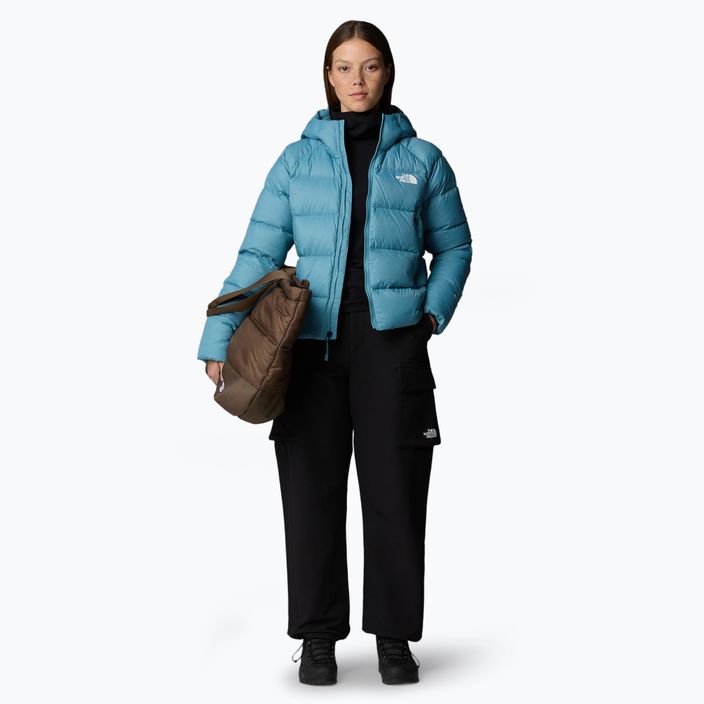 Women's down jacket The North Face Hyalite Down Hoodie algae blue 2